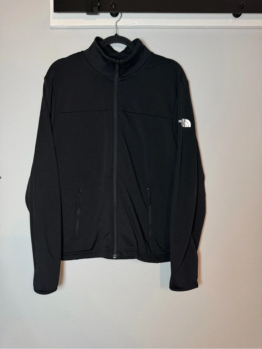 The North Face Aim Full Zip Fleece Jacket Medium Black Mens Unisex
